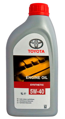 Масло моторное синтетическое TOYOTA ENGINE OIL 5W40, 1л (TOYOTA 08880-80376)